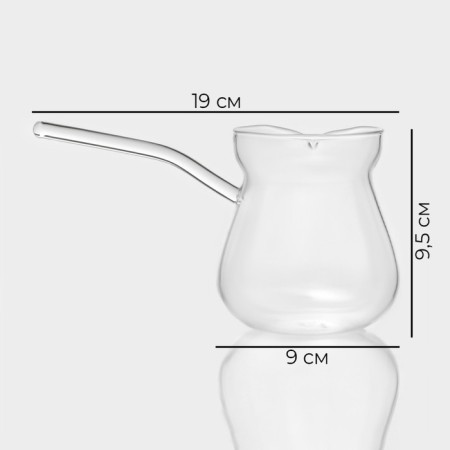 Glass Magistro glass "Iskra", 400 ml, 19 × 9 × 9.5-3
