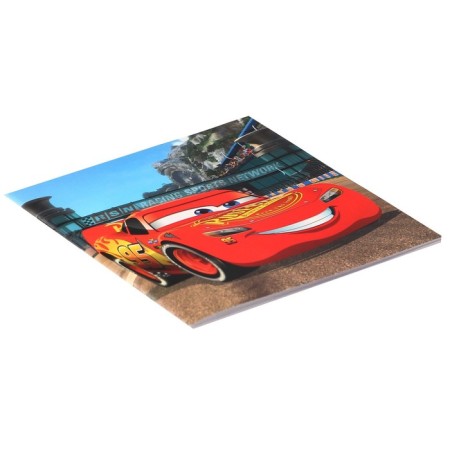 Office set, notebook, sharpener, eraser, pencil, scissors, cars-9