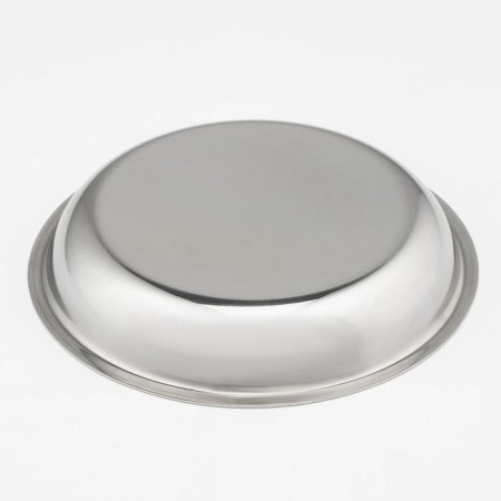 Stainless steel bowl, 400 ml, d = 18 cm, 201 brand steel, thickness 0.8 mm-1