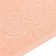 Tenle Love Life Border, 50x90 cm, peach color, 100% cotton, 380 g/m2