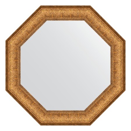 Mirror in the baguette frame, copper Eldorado 73 mm, 58x58 cm