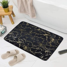 Arya Home Brock mat with memory effect, size 50x75 cm, black color