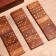 Game table "Domino" 20x7x5.5 cm, tree shisham