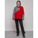 Ski jacket women's winter, size 54, red color
