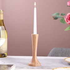 Candlestick, model No. 15, 7 x 17 cm, beech