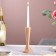 Candlestick, model No. 15, 7 x 17 cm, beech