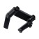 ACCOONA A63125F bath mixer, single -leaf, pour 181 mm, shower set, black