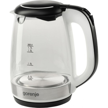 Gorenje K17GLBWGOR, glass, 1.7 l, 2200 watts, black