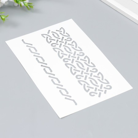 Plastic "pattern" 24x16 cm stencil-1
