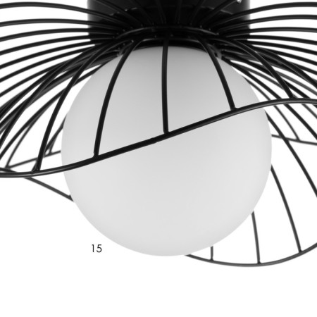 Lamp 2475/1 E27 40W Black 45x45x25 cm Bayerlux-6