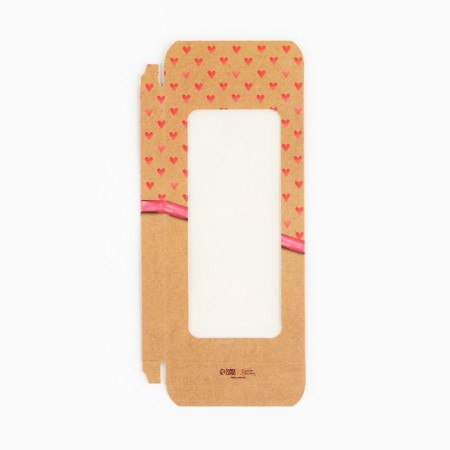 Box for chocolate "only for you", with a window, 17.3 × 8.8 × 1.5 cm-4