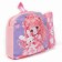 Baby plush backpack with an ANime Girl Penal, 24*24 cm, pink color