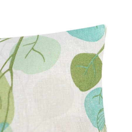 Pillowcase saving and I "eucalypt" color green, 70x70 cm 100% cotton, calico, 120 g/m2-1