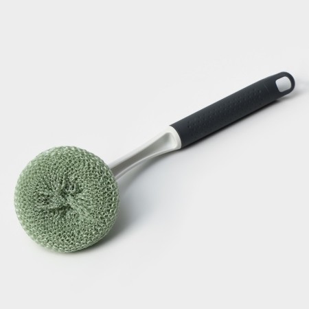 Washing dishes with a plastic sponge Raccoon Breeze, 30 × 6 cm-2