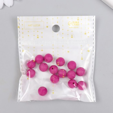 Busina silicone "Round" purple d = 0.9 cm-2