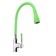 Accoona A9890K-1 kitchen mixer, single-leaf, silicone spout, green/chrome