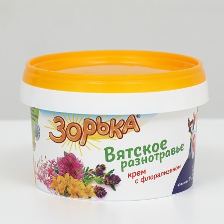 Cream for milking "Zorka", Vyatka multi -traffic, 200 g