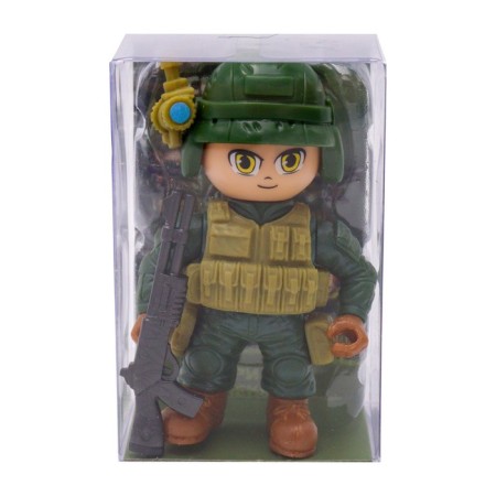 FUNKY TOYS figure "Special Forces", in green uniform, 8 cm, mix-5