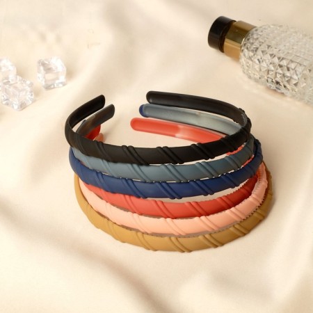 Hair cap "Felicia" stripes, 1 cm, mix-1