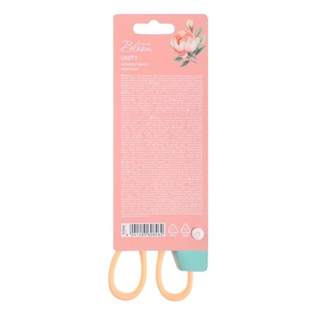 Scissors 18 cm Erichkrause Unity "Pastel Bloom" Blister, mix-3