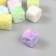 Busina for creativity Plastic "Cubed Cheese" Parotra Pastel Mix 1.4x1.4x1.4 cm