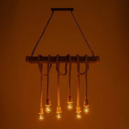 Lumina "Ropes" 6he27 60W brown 80x15x15cm Bayerlux-2