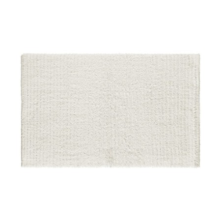 Soft bathroom rug, 60x90 cm, white color-2