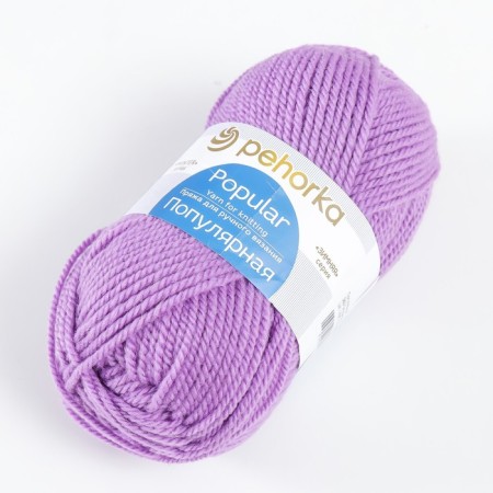 Yarn "Popular" 50 % wool, 50 % acrylic 133m/100g (389-sv.-2