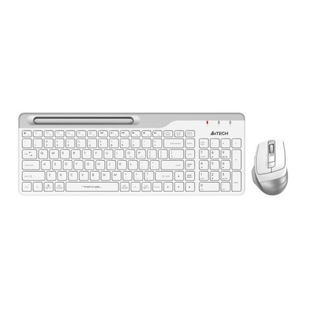 Keyboard + Mouse A4Tech FSTYLER FB2535C CLAV: White/Gray Mouse: White/Gray USB Wireless 103388-1