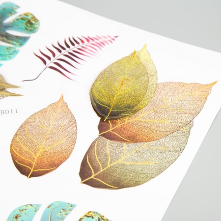 Plastic sticker interior 3D "leaves" 52x35 cm-1