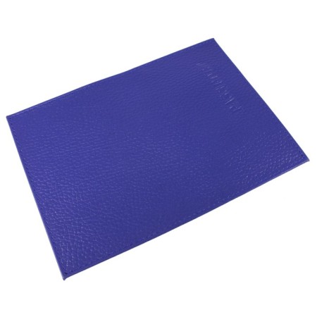 Passport cover, card for maps, blue color