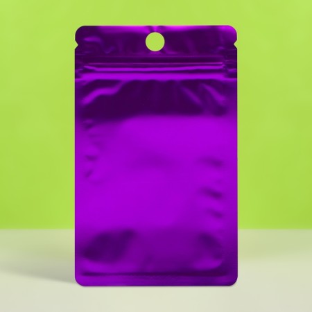 SIP-Lock package with a window, with euroslot, purple, 7 x 10 cm-3