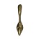 Hook furniture tundra TKD034, two -rod, gold/black