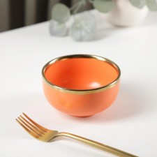 Ceramic “Watercolor” ceramic, 300 ml, 10 × 6 cm, orange color