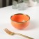 Ceramic “Watercolor” ceramic, 300 ml, 10 × 6 cm, orange color
