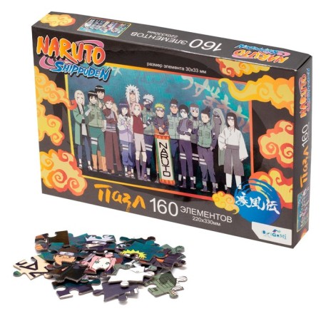 Puzzle "Naruto. Shinobi hidden sheet ", 160 elements-1