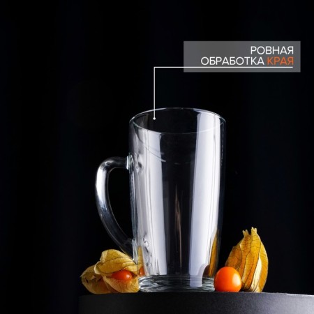 Glass Glass "Kapuchino", 400 ml-3