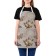 Apron kitchen with a photograph “Letter from the past”, adjustable, size OS