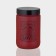 Glass Bank for bulk products "Love in the kitchen", 600 ml, red color