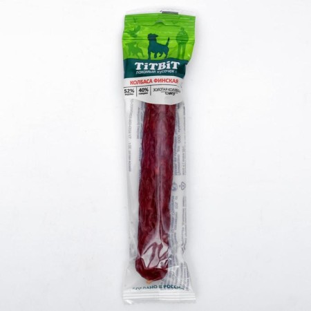 Finnish sausage Titbit "Golden Collection" for dogs, 30 g-1