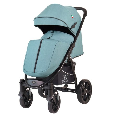 Walking stroller Sweet Baby Carisma, Green color-5