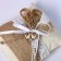 Pillow under the rings "Maria", 13x14 cm, two -nickname, holofiber