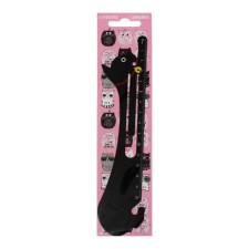 Metal steel line (spring stainless) 15 cm Devente Cat, black