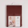The tablecloth "Ethel" Lines 150*220 +/- 3cm, central chocolate, pl. 192 g/m2, hl with VGMO