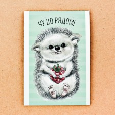Блокнот в клетку "Чудо рядом", на скрепке, А7, 16 листов