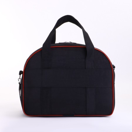 Small Small suitcase 20 "with a bag, a lightning department, with an extension, the color is black-10