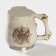 Mug "skull", 400 ml, beige color