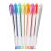 Set of gel pens 8 colors, metallic