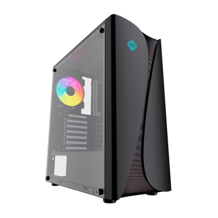 The GMNG OGC-G120 case is black without ATX 5x120mm 2xusb2.0 1xusb3.0 Audio Bott PSU BP
