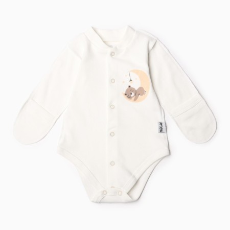 Body with closed handles, milk/bear, height 62 cm